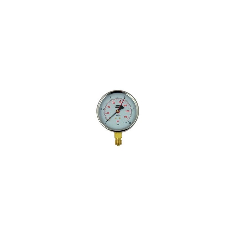 Pressure Gauge, DIAL, 0 to 10 BAR | Pressure Test,