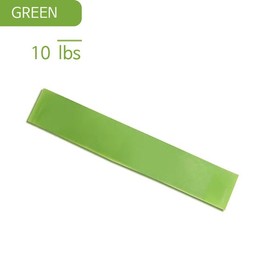 Lower Body Workout Helper Elastic Latex Fitness Band - Green / 하체 운동 도우미 탄성 라텍스 휘트니스 밴드 -녹색