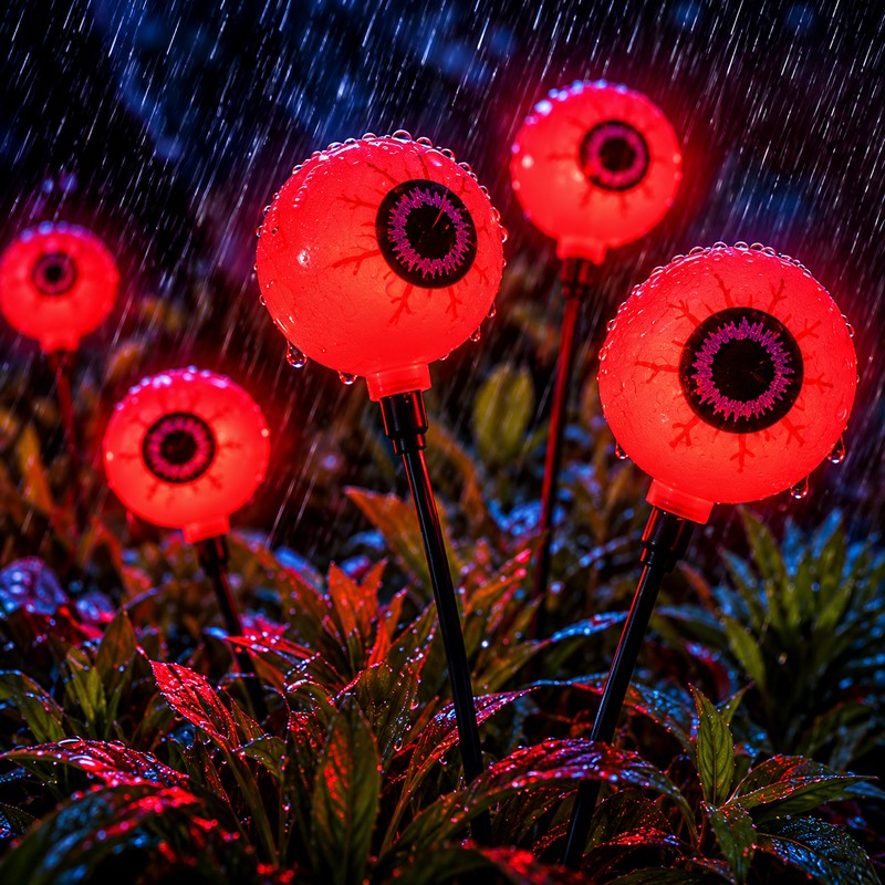 Solar Eyeball Garden Light for Halloween Decor – Waterproof LED