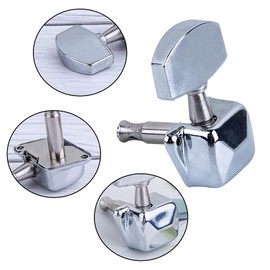 24 Pieces/Set Machine Heads Guitar String Tuning Pegs Semiclosed Guitar Tuners Tuning Pegs Keys Machine Heads Set for Acoustic or Electric Guitar Folk Guitar