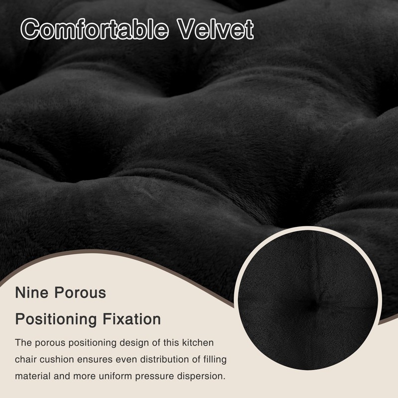 OVOV 4 Pack Chair Cushions for Dining Chairs Soft Seat
