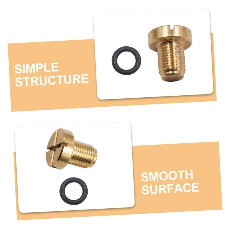 GRIRIW Radiator Expansion Tank Bleeder Screw M10*1 Fit for E36