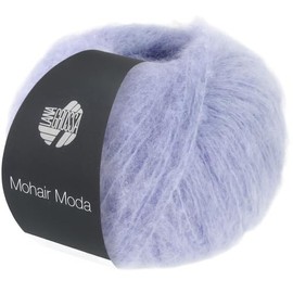 LANA GROSSA Mohair Moda Classic Mohair Yarn, Hand Knitting Yarn Made from 70% Mohair (Kid), 20% Virgin Wool (Merino Super Fine) and 10% Polyamide, 50 g Wool for Knitting and Crocheting, 140 m Yarn