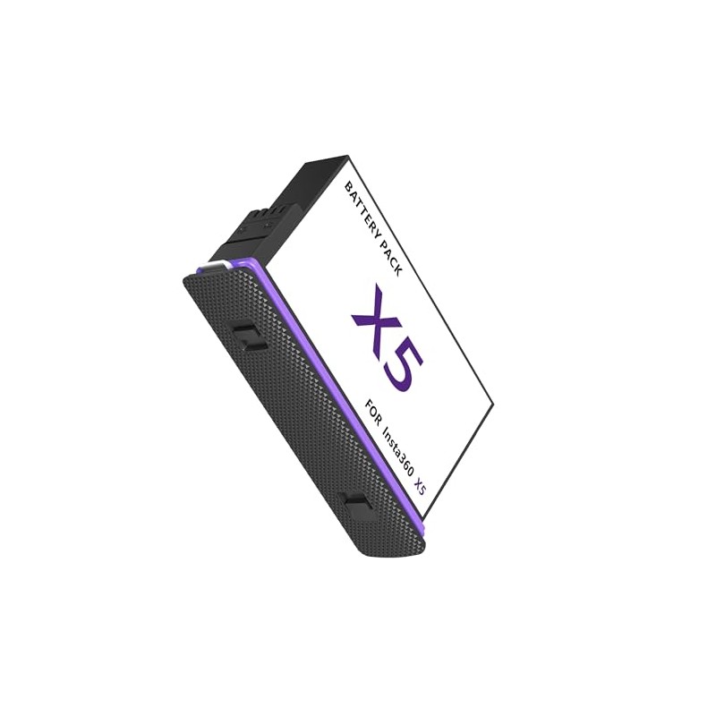 Rszfnjxry Insta 360 X5 Battery 2800mAh High Capacity 2 Packs