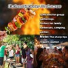 Metal skewers 30 pcs 7.8 Inch Metal skewers for Grilling