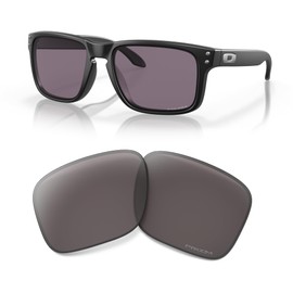 Oakley Original Holbrook OO9102 PRIZM Grey Replacement Lenses For Men For Women+ Bundle Microfiber Pouch
