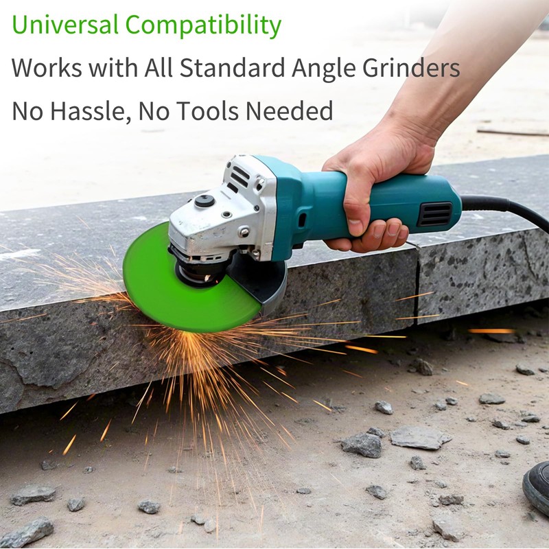 Glass Cutting Disc for Angle Grinder, 4" Ceramic Diamond Blade,