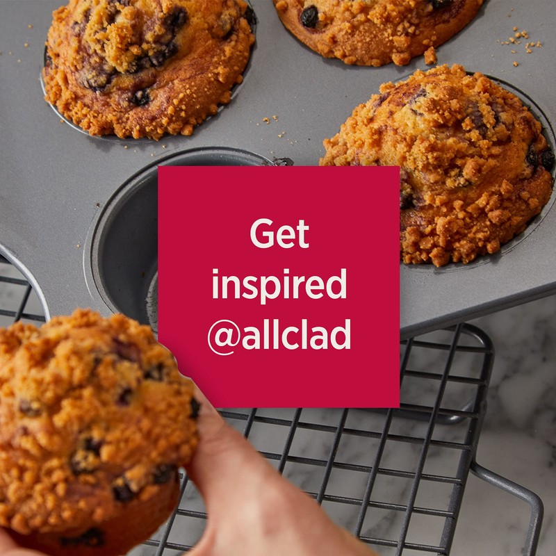 All-Clad Pro-Release Nonstick Bakeware Muffin Pan 12 Cup Oven Safe