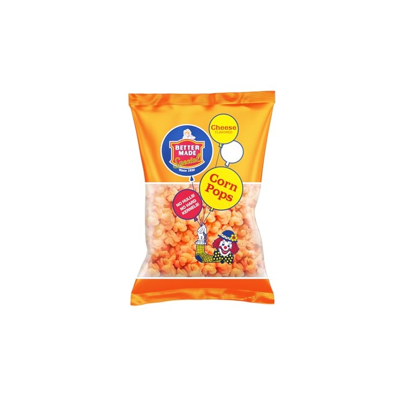 Better Made Special Cheese Flavored Corn Pops - (4) x