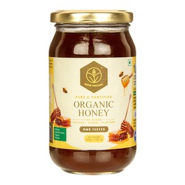 Shiva Organic's NPOP Organic Certified Honey - NMR Tested, Natural Honey, No Added Sugar, Flavorful - 17.63 ounces (500g)