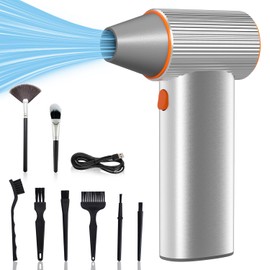 Compressed Air Duster - 300000RPM Electric Air Duster, 3 Gear Adjustable Cordless Jet Dry Blower,Replace Canned air, Air Blower for Keyboard, Outdoors, Home, Gifts for Men