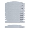 12 PCS Half-Moon Nail File (180/240 Grit)