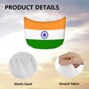 Punejapur India Flag Car Hood Cover 3.5X5Ft Indian Car Bonnet