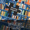Cat Bookshelf Puzzle for Adults 1000 Pieces, Kitty Book Puzzle