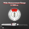 MaldHau Dial Indicator Torque Wrench, Inch Pound Torque Wrench 1/2"
