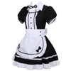 Colorful House Women's Cosplay French Apron Maid Fancy Dress Costume