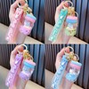TOU-BEGUIN Keychain, Cute Delicate Milk Tea Cup Key Ring Decoration,