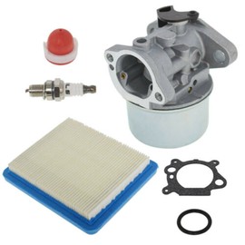 SPORTARC Carburettor with Air Filter and Gaskets for 799868 498170 Lawnmower Carburettor 12D802 12F702 12F802