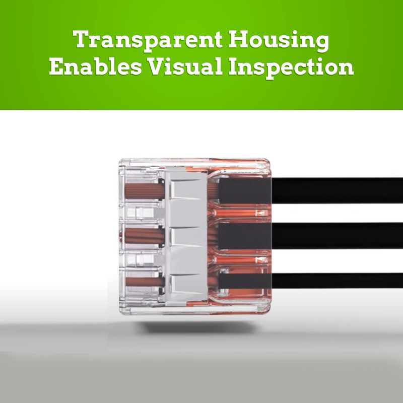 WAGO 221 Series 10 AWG 24pc Splicing Wire Connector Assortment