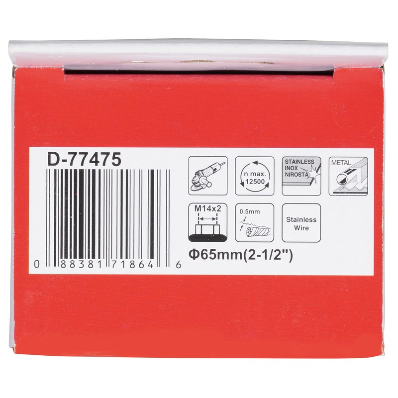 Makita D-77475 Cup Wire Brush Knotted 65xM14