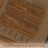 Jemyxhw Key Rack with Shelf and 6 Hooks, Wooden Key