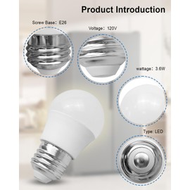 Vaticas W10565137 W11043014 Refrigerator LED Light Bulb Fit for Whirlpool Maytag Ken-More Refrigerator Replace W11338583 AP6887124 W10837631 W10865849 W10745744 850166 W10805744 W11196500