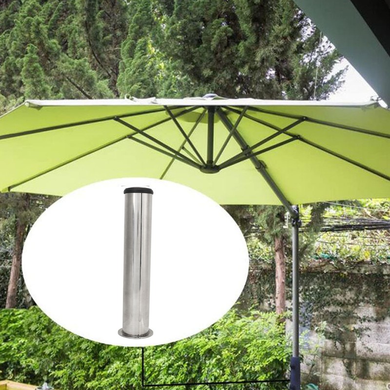 Adjustable Patio Umbrella Holder Outdoor Deck Umbrella Mount with Screws