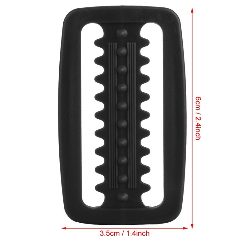 Baxnore 2PCS ABS Diving Weight Belt Buckle, Slide Keeper with