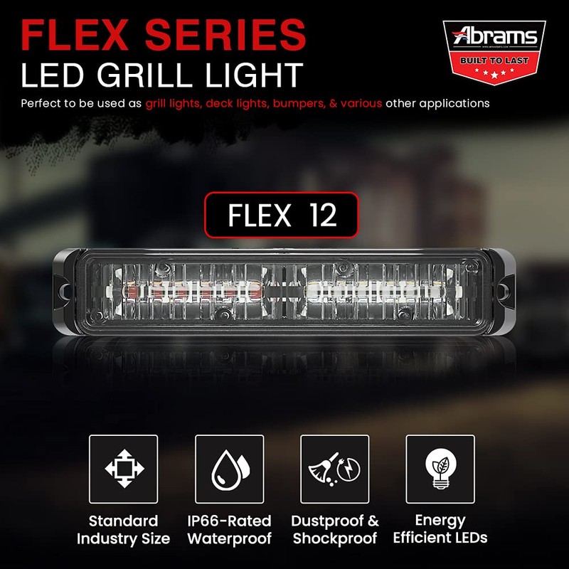 Abrams SAE Class-1 Flex 12 [Purple] 36W - 12 LED