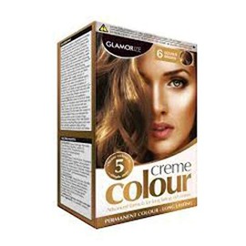 Glamorize Creme Colour Womens Permanent Hair Dye, 06 Gold Brown, GL023520