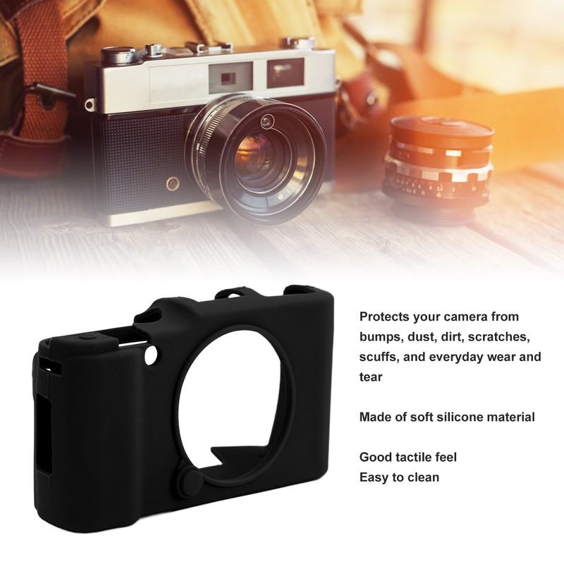 Silicone Camera Protective Case Soft Textured Surfaces Detachable Camera Silicone