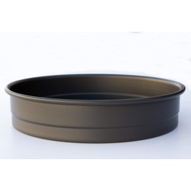 LloydPans Chicago Style Deep Dish Stacking Pizza Pans, Pre-Seasoned Tuff Kote (1, 12 X 2.25 inch) & 10x2.25 inch, Deep Dish Pizza Pan. Pre-Seasoned PSTK, Self-Stacking Pan.