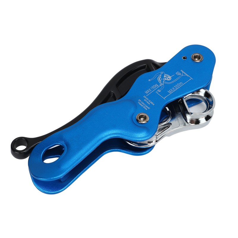 Self Braking Stop Descender Aluminium Alloy 150kg Bearing Capacity Hand