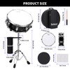 Seteol Snare Drum Set, 14" x 5.5" Marching Snare Drum
