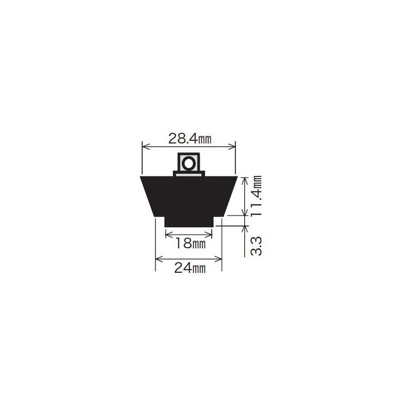 KVK PZ1057 Rubber Stopper for Buses Sekisui Type