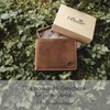 Baur Men's Genuine Buffalo Leather Wallet with RFID Protection Horizontal