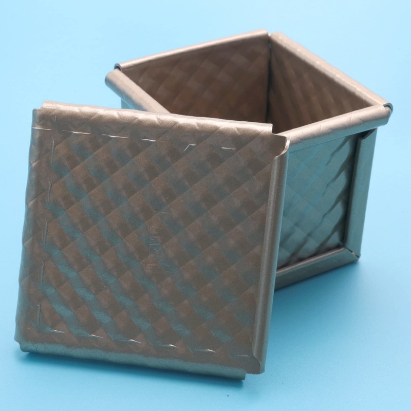 Iegefirm Square Box Mould with Lid Toast Mould Bread Mould