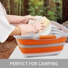 Tiawudi Large Collapsible BBQ Prep Tub with Lid(4.22 Gal/16L), Foldable