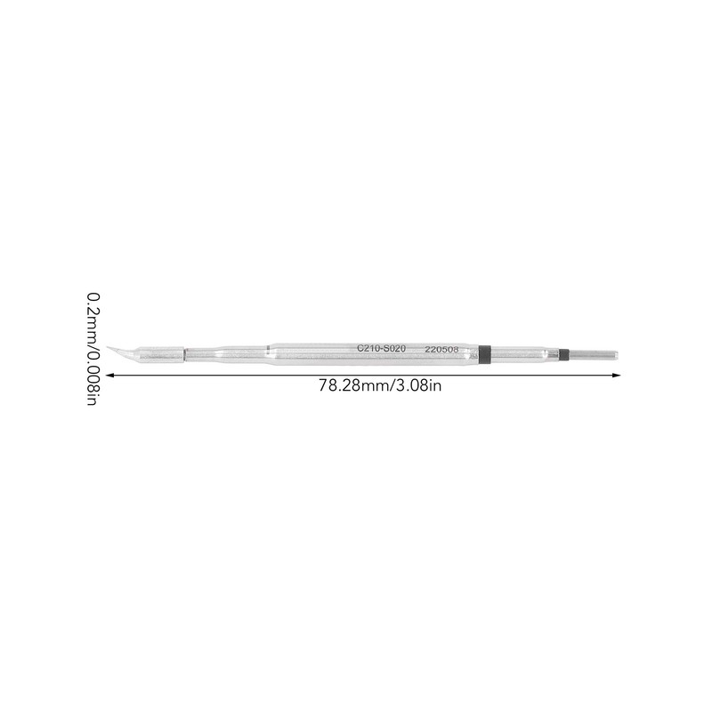 Long Soldering Iron Tip C20 Integrated Anti Rust Universal Internal
