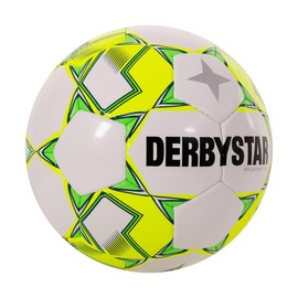 Derbystar Brillant Football Balls White/Yellow/Grey 4