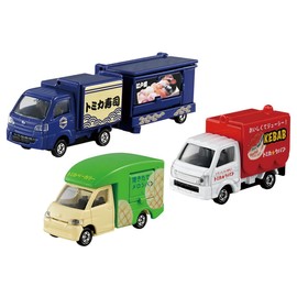 Takara Tomy Tomica Gift, Let's Eat Together! Tomica Tabemono Shop Set, Mini Car, Toy, For Ages 3 and Up