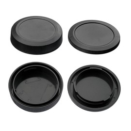 (2 Pack) EOS RF Cap, EOS RF Lens Rear Cap, EOS RF Camera Body, Sensor protectie Covers Rear Lens Caps, RF Rear Lens Cap, Compatible with Canon EOS RF Mount Mirrorless Camera EOS R EOS RP R3 R5 R6