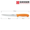 Giesser seit 1776 - Made in Germany - Filiermesser orange,