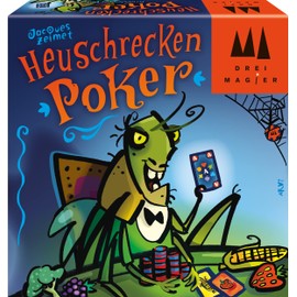Schmidt Spiele 40893 Locusts Poker Three Magicians Card Game, Multicoloured
