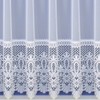 Maple Textiles White Heavy Victorian Lace Macrame Panel Net Curtain