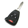 OEM Electronic 4-Button Remote Head Key Fob Compatible With Chrysler