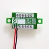 POWERTOOLE 5PCS Mini Digital LED Voltmeter, 0.36 Inch Two-Wire DC