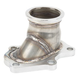 Turbo Down Pipe Flange 2.5in V Band Conversion Adapter Replacement for Subaru Forester WRX Impreza Baja Turbocharged