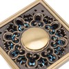 Floor Drain Metal Squared Retro Style Water Drainage Shower Drain