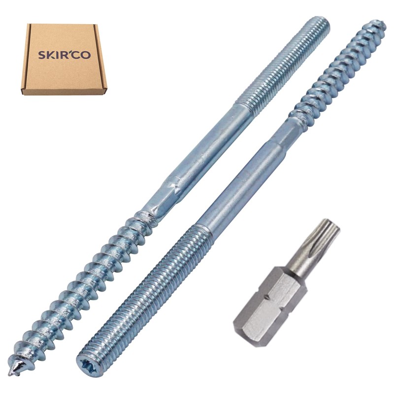 SKIR'CO Pack of 4 Hanger Bolts M8 x 160 mm